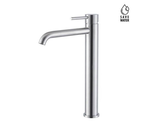 Смеситель для раковины Newform X-STEEL 316 высокий излив 190 мм Inox 69615X.50.050