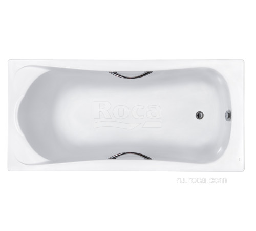 Ванна акриловая Roca BeCool 1800x800 мм с отверстиями для ручек ZRU9302782
