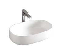 Раковина накладная Artceram Cognac 550x350x145 мм Saniglaze Glossy White COL0030134