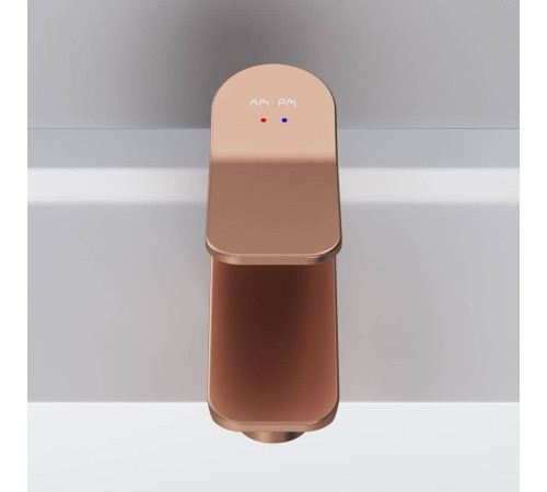 Смеситель для раковины AM.PM X-Joy розовое золото F85A02144