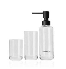 Набор аксессуаров Decor Walther Pop up стекло 3 предмета прозрачный 0940064