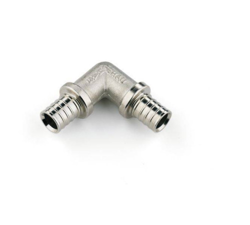 Угольник 90° REHAU RAUTHERM S 14 мм оцинкованная латунь 12350901001