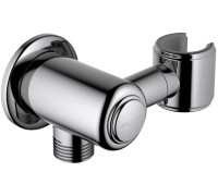 Шланговое подсоединение с держателем Aquatek КЛАССИК хром AQ2462CR