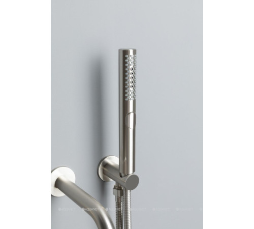 Душевая система Allen Brau Priority V.3 термостат Vernet душ Slim 300 мм излив брашированный никель 5.31014-BN