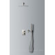 Душевая система Allen Brau Priority V.3 термостат Vernet душ Slim 300 мм излив брашированный никель 5.31014-BN