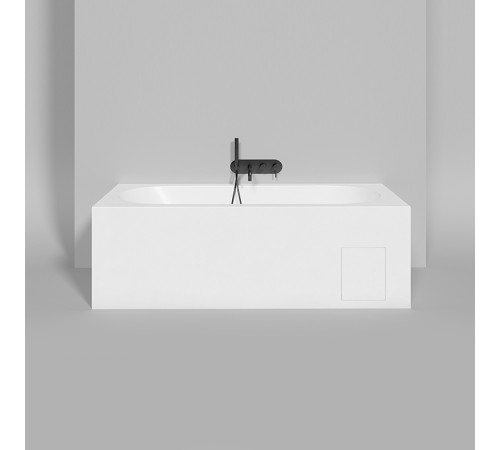 Ванна встраиваемая Salini LOFO 180х80 см Solid Surface белый матовый UM12322