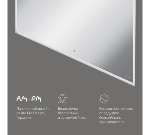 Зеркало AM.PM Spirit V2.0 100 см с LED-подсветкой и антизапотеванием M71AMOX1001SA