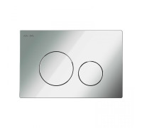 Клавиша для инсталляции пневматическая AM.PM Pro S пластик глянцевый хром I049051