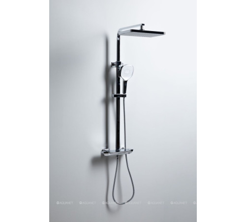 Душевая система Allen Brau INFINITY 3.0 излив-водопад верхний душ 305x205 мм хром 5.21030-00