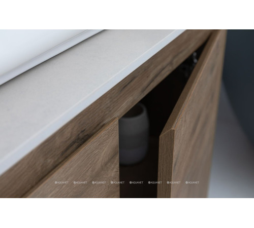 Тумба с раковиной Aquanet Nova Lite 75 2 двери дуб рустикальный 00302528