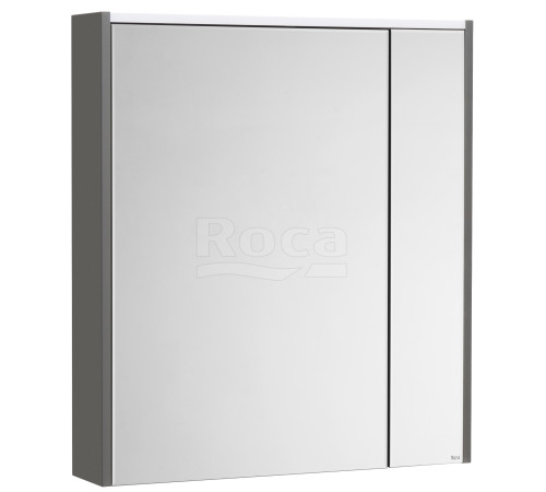 Шкаф зеркальный Roca Ronda 700х780х145 мм Белый глянец/антрацит ZRU9302969
