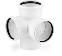 Крестовина двухплоскостная REHAU RAUPIANO Plus 87° 110 мм 11215641003