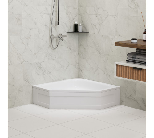 Душевой поддон трапеция RGW BT/CL-S акриловый 900x900 мм 16180599-51