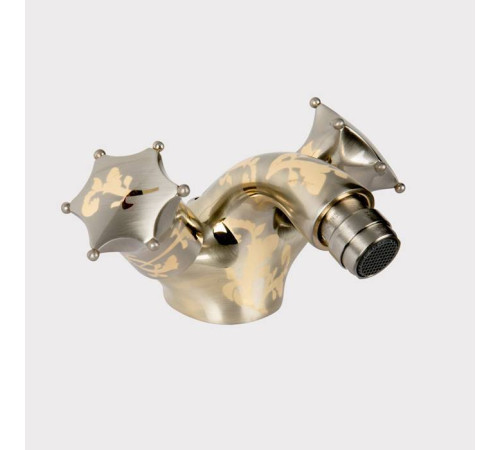 Смеситель для биде с донным клапаном Daniel Miss Decora никель/золото MI6200YF 87