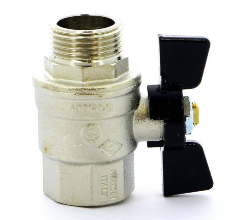 Кран шаровой Bugatti Oregon 1 НВ бабочка 03070070