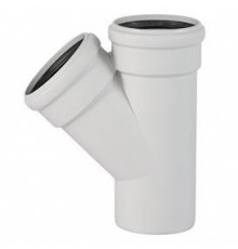 Тройник канализационный бесшумный Ostendorf Skolan Safe SKEA 45° 75/50 мм 333210