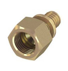 Соединение прямое с внутренней резьбой TECE TECEspring AX 16х1/2 латунь 765002S