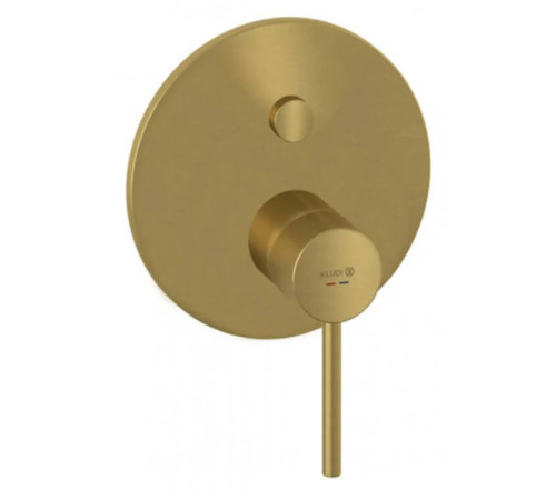 Смеситель для душа Kludi BOZZ встраиваемый с переключателем золото брашированное 38659N076