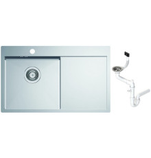 Мойка кухонная Alveus Quarto 30 780x480х190 мм с сифоном 1124384