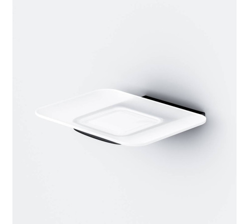 Мыльница стеклянная с настенным держателем AM.PM Inspire V2.0 черный матовый A50A34222