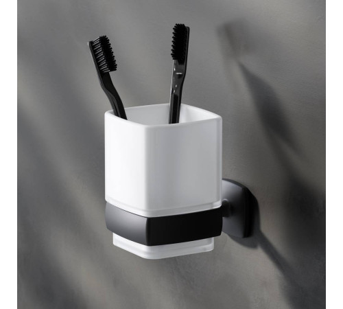 Набор аксессуаров для ванной и туалета AM.PM Gem черный AK90D2106B