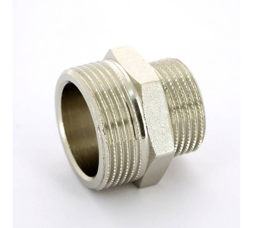 Ниппель резьбовой переходной Tiemme 1 1/4 x 1 НН никелированный 1500318