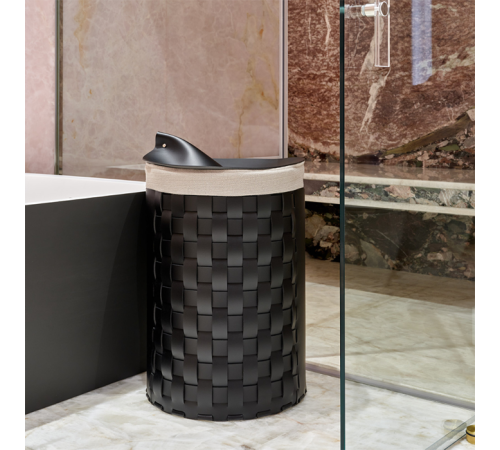Корзина для мусора ADJ Bottega 22х35 см черный/серый 2035.01/03