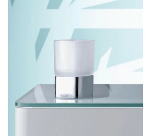 Стакан с держателем настольный KEUCO Elegance New хром 11650 019001