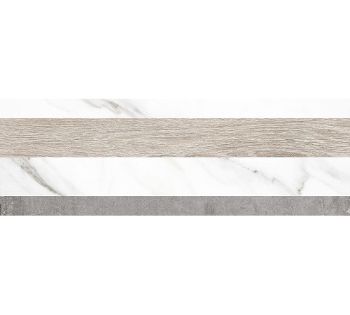 Плитка настенная Laparet Arctic полоски серый 20х60 см 00-00-5-17-00-06-2487