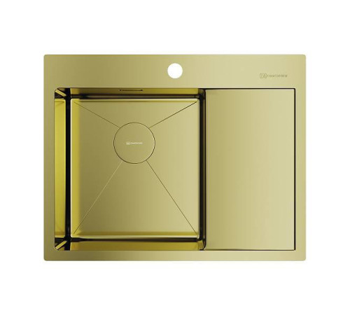 Кухонная мойка Omoikiri Akisame 65-L-LG 65x51 см светлое золото 4973083
