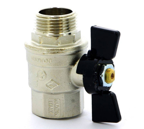 Кран шаровой Bugatti Oregon 1 НВ бабочка 03070070