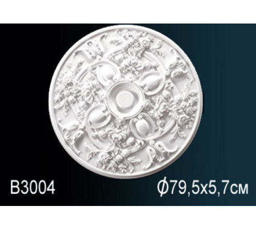 Розетка потолочная Perfect полиуретановая с орнаментом 400 мм B3004