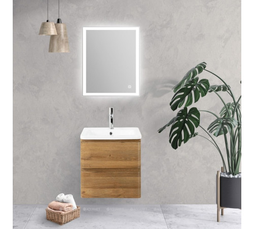 Тумба под раковину BelBagno Albano 600 подвесная Rovere Rustico ALBANO-CER-600-2C-SO-RR