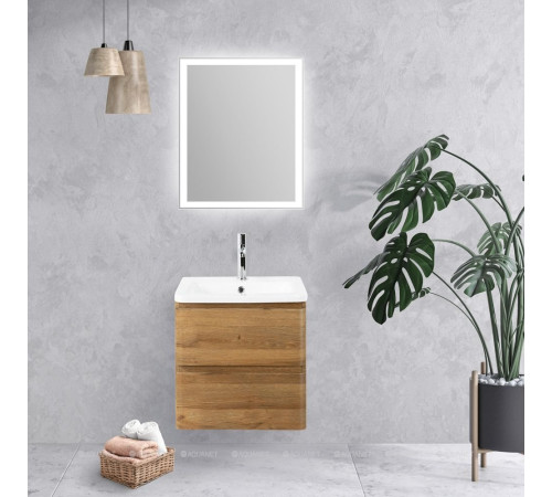 Тумба под раковину BelBagno Albano 600 подвесная Rovere Rustico ALBANO-CER-600-2C-SO-RR