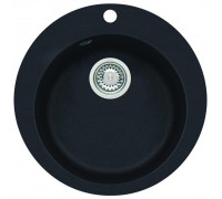 Мойка кухонная Alveus Genesis Boogie 10 Ø505х190 мм G91 Carbon с сифоном 1133430