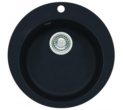 Мойка кухонная Alveus Genesis Boogie 10 Ø505х190 мм G91 Carbon с сифоном 1133430