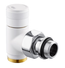 Вентиль запорный угловой SR Rubinetterie Tondera 1/2 x 3/4E белый 0673-1500VCEA