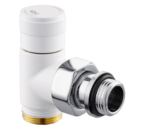 Вентиль запорный угловой SR Rubinetterie Tondera 1/2 x 3/4E белый 0673-1500VCEA