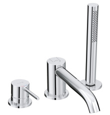 Смеситель на борт ванны Kludi Bozz на 3 отверстия комплект 384480576