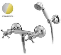 Смеситель для душа Ideal Standard Reflections с душевым набором хром/золото B9659LS