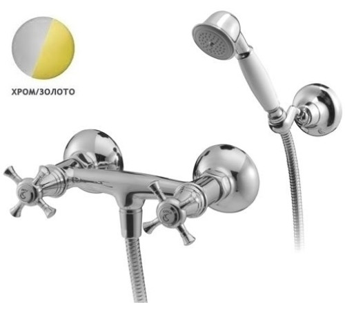 Смеситель для душа Ideal Standard Reflections с душевым набором хром/золото B9659LS