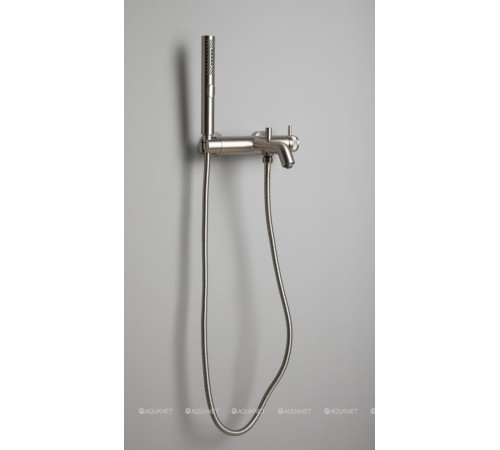 Смеситель для ванны Allen Brau Priority с изливом и душевым набором никель браш 5.31D10-BN