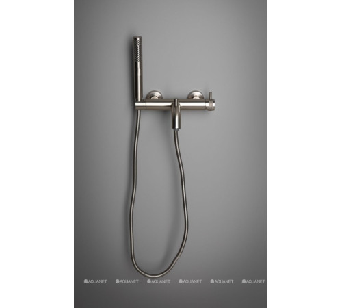 Смеситель для ванны Allen Brau Priority с изливом и душевым набором никель браш 5.31D10-BN