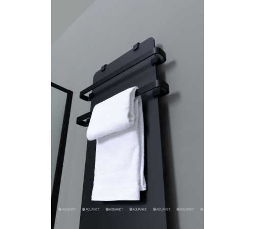 Полотенцесушитель Allen Brau INFINITY 1200х440 мм черный матовый с рейлингом 2.0 и креплением черный браш 00325638
