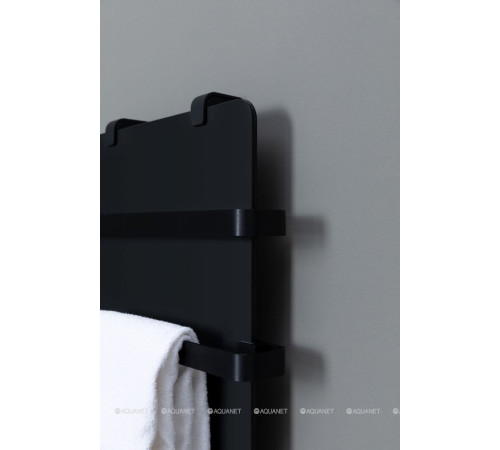 Полотенцесушитель Allen Brau INFINITY 1200х440 мм черный матовый с рейлингом 2.0 и креплением черный браш 00325638
