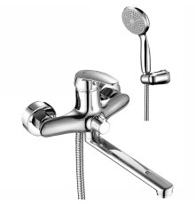 Смеситель универсальный Lemark Linara с плоским изливом 200 мм хром LM0417C