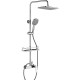 Душевая система Rossinka Silvermix RS27-45 с верхней лейкой Тропический дождь RS27-45