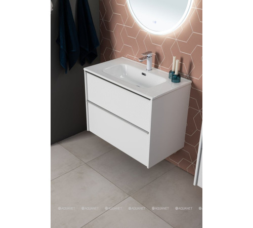 Тумба с раковиной Aquanet Вита 100 белый матовый 00339163