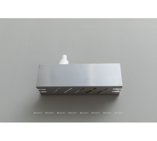 Полка Aquanet Магнум 400х120х100 мм сталь браш 00334110