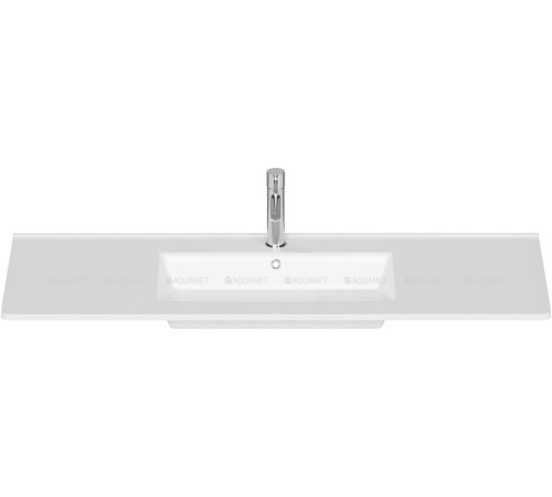 Раковина накладная Allen Brau PARIS 1210х460 мм с переливом белая 4.61003.20